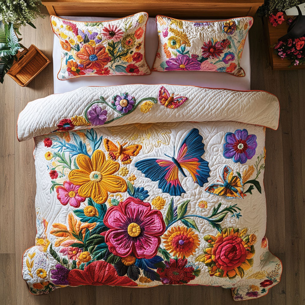 Butterflies Flying CQ2605034CL Duvet Cover Set