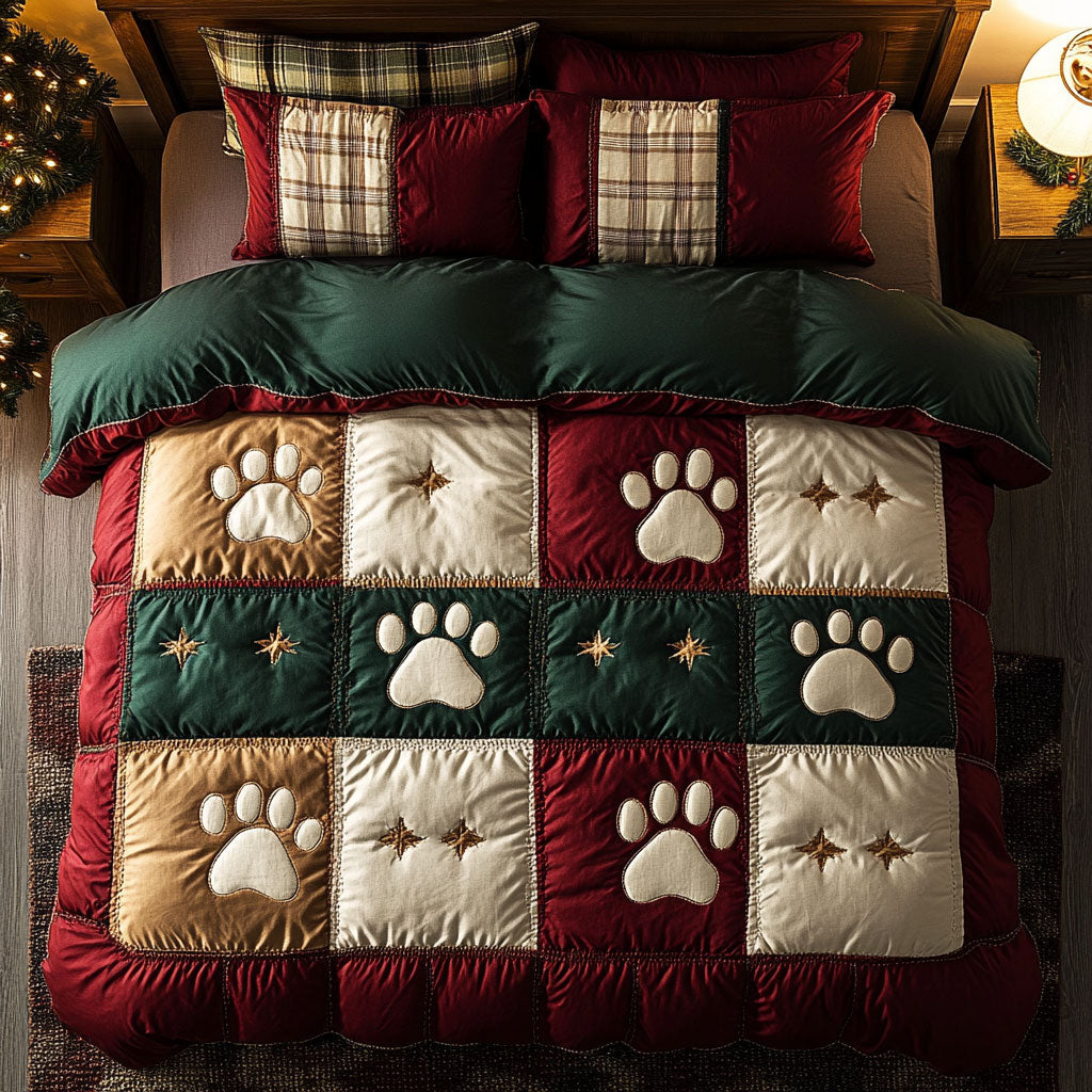 Winter Pawprints CW0511049CL Duvet Cover Set