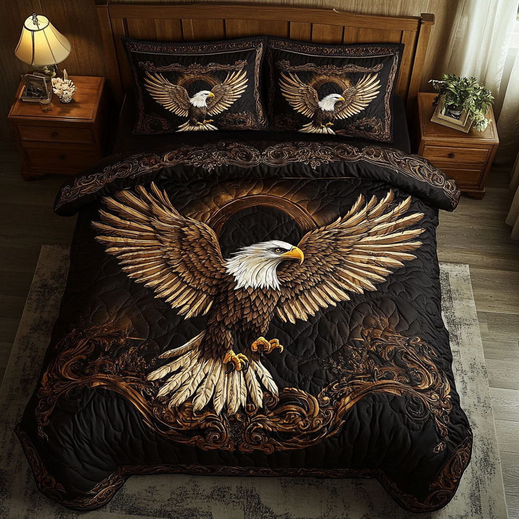 Glorious Eagle Portrait WY2202030CL Duvet Cover Set