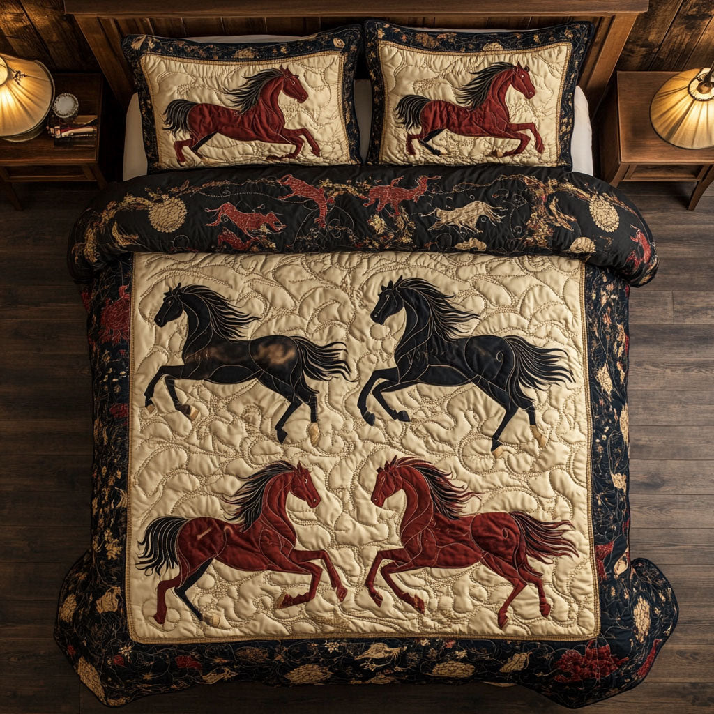 Galloping Horse Lover WY2202022CL Duvet Cover Set