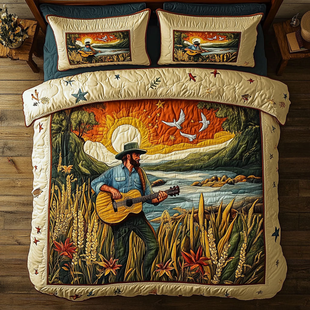 Vintage Country Scene WY0707077CL Duvet Cover Set