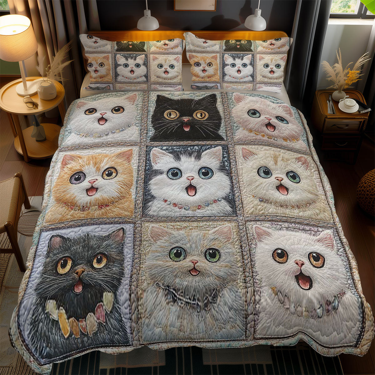Sparkly Cat WN1303201CL Duvet Cover Set