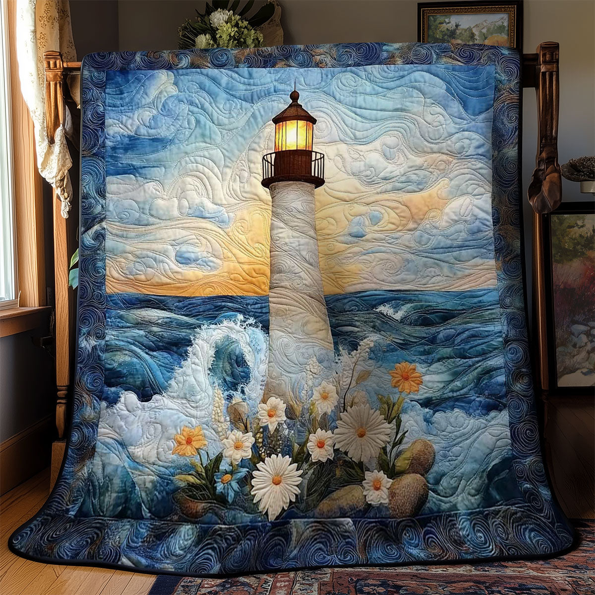 Celestial Lighthouse WN2403014CL Quilt