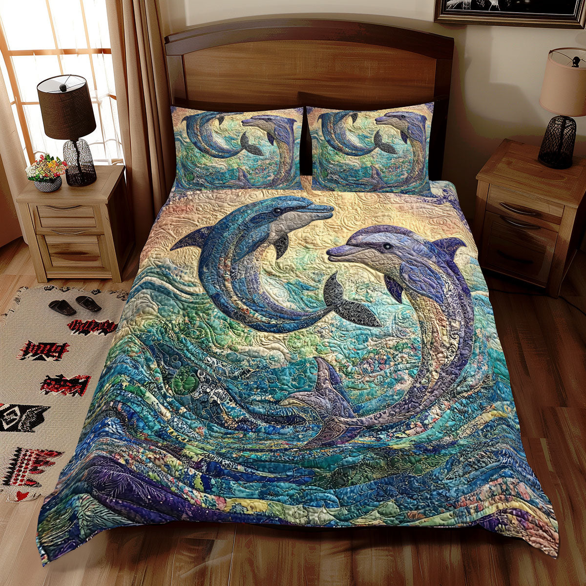 Couple Dolphin WX1212061CL Duvet Cover Set