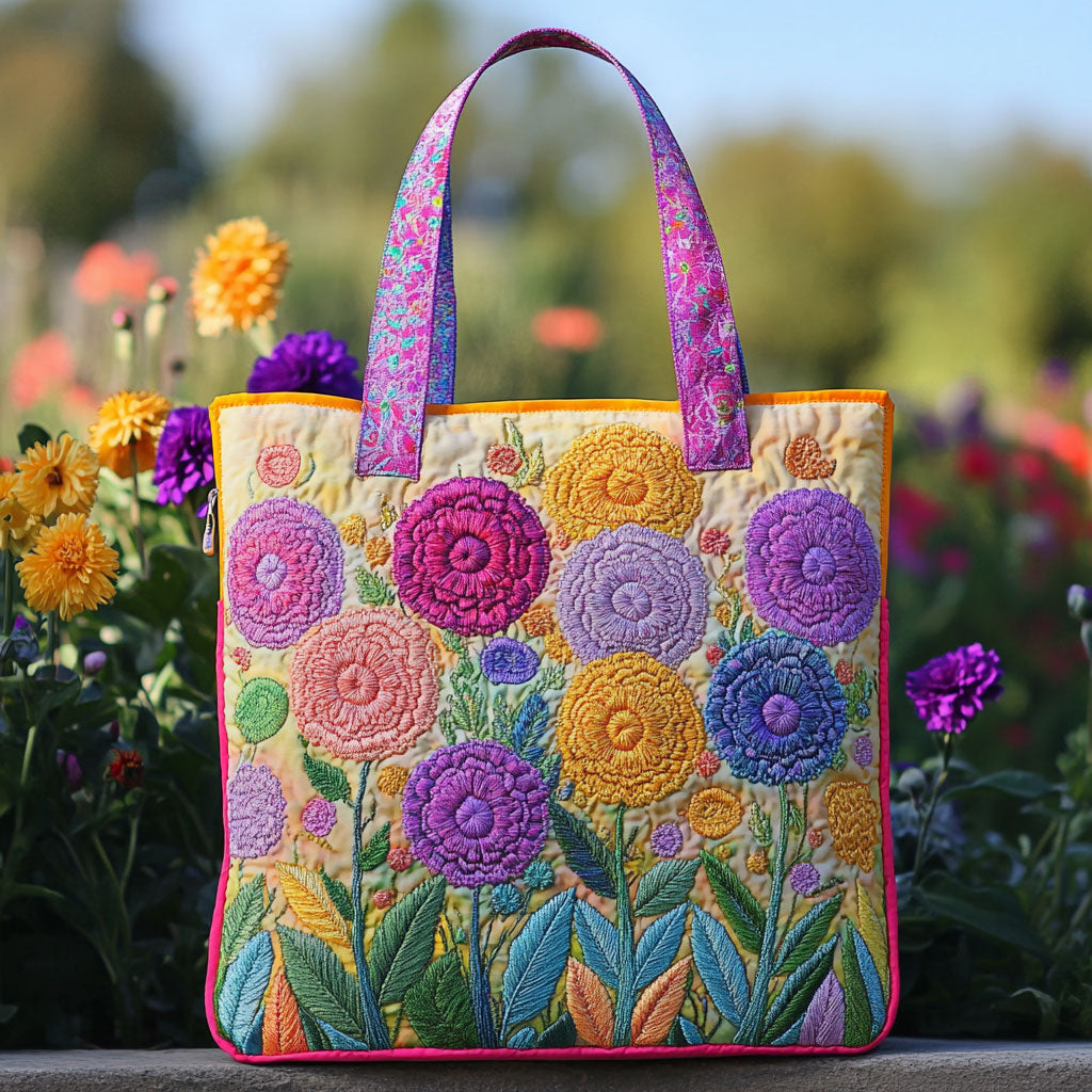 Dandelion Dream CW2509004CL Quilted Tote Bag