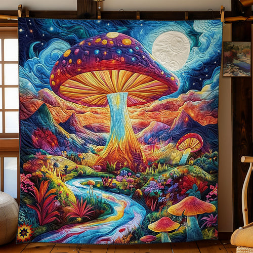Magic Mushroom Forest WY1812033CL Quilt