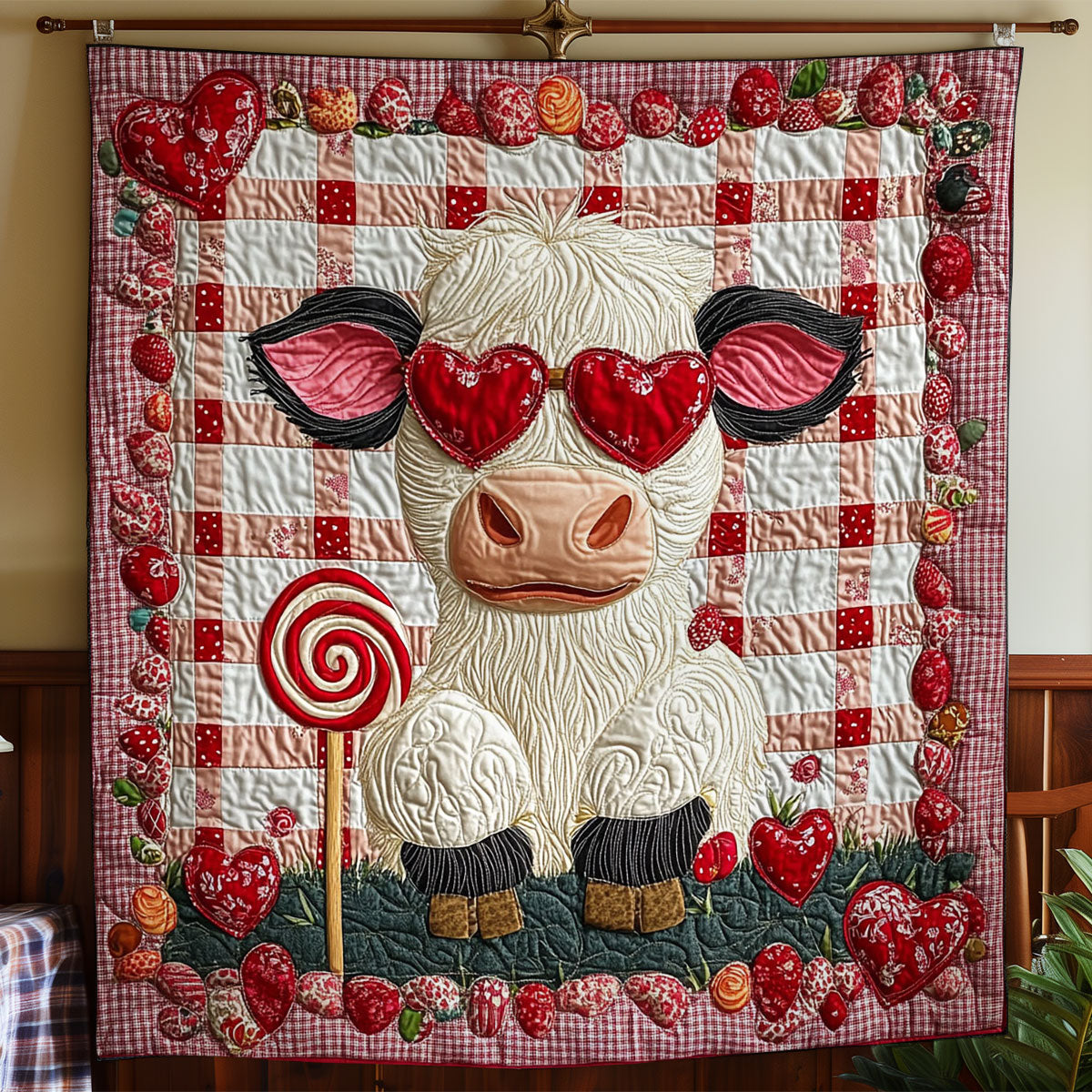 Cute Baby Cow WY2301051CL Quilt