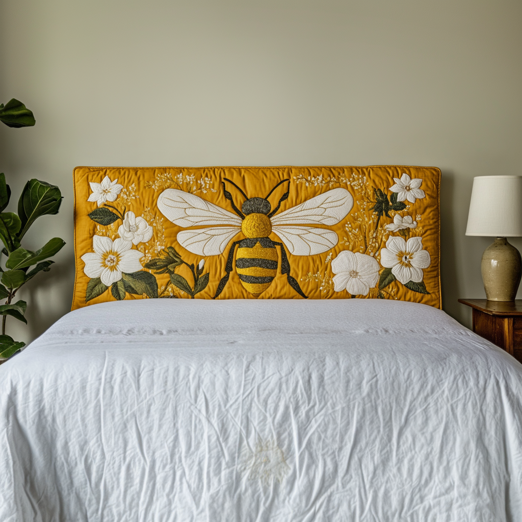 Golden Honeybee XR2212010CL Quilted Headboard Slipcover