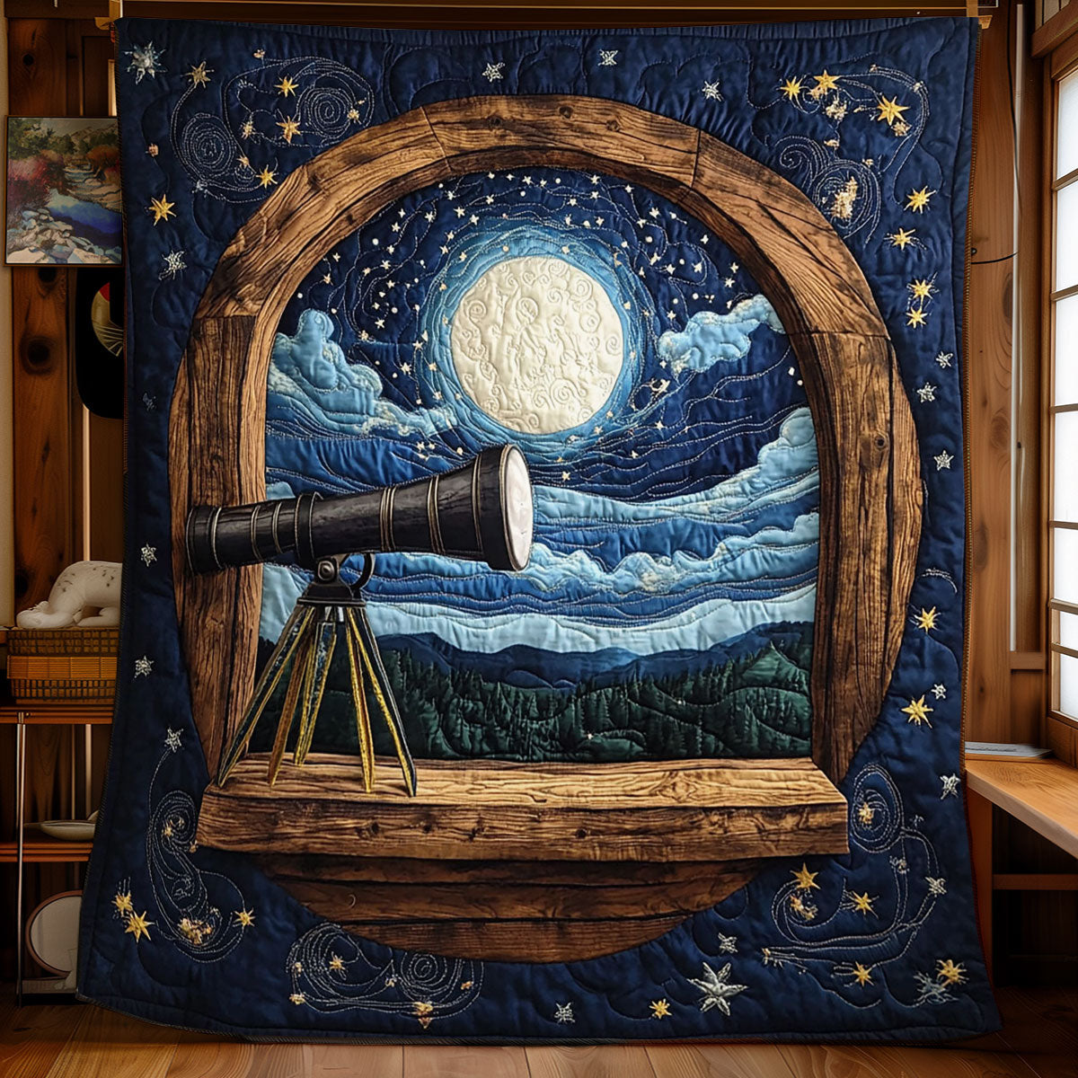 Night Observatory CP0406013CL Quilt