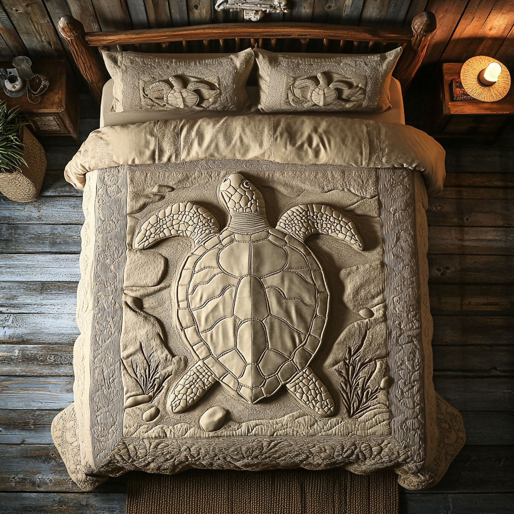 Basic Abstract Turtle WY1801004CL Duvet Cover Set