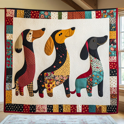 Whimsical Dachshund WN2608110CL Quilt