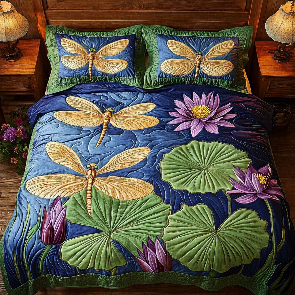 Summer Lotus Tranquility WY2406047CL Duvet Cover Set