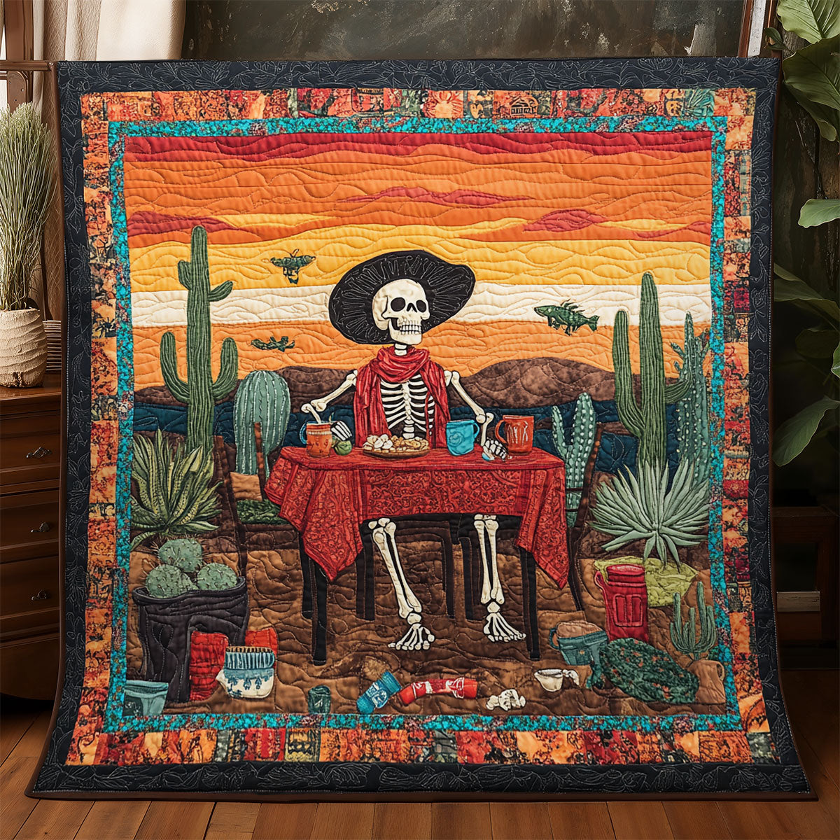 Skull Cowboy WX3105061CL Quilt