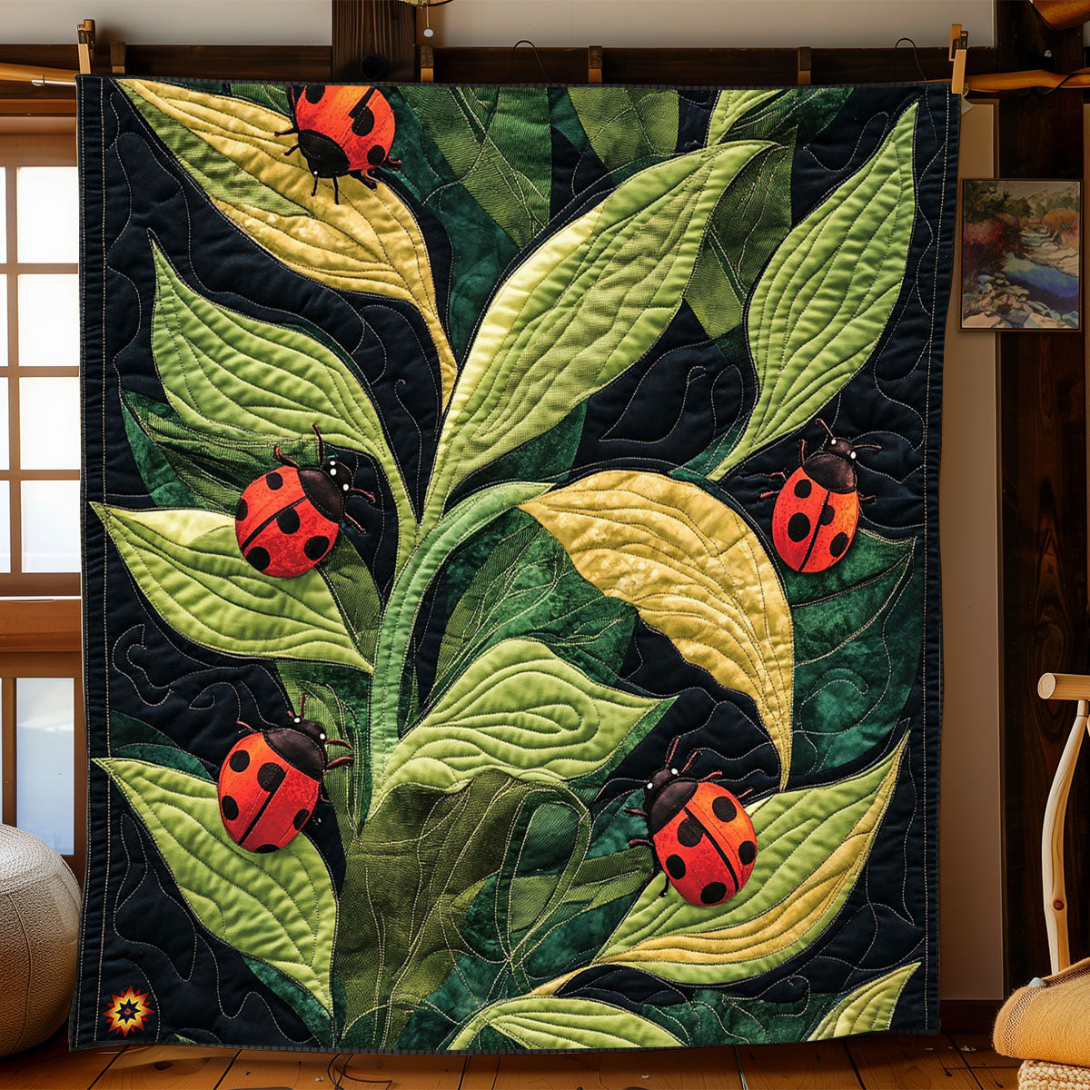 Ladybug Garden WJ2112016CL Quilt
