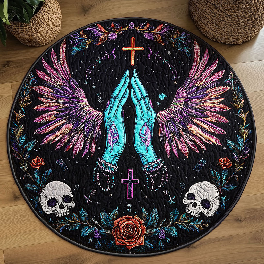 Angel’s Oath WN2708002CL Quilted Round Mat