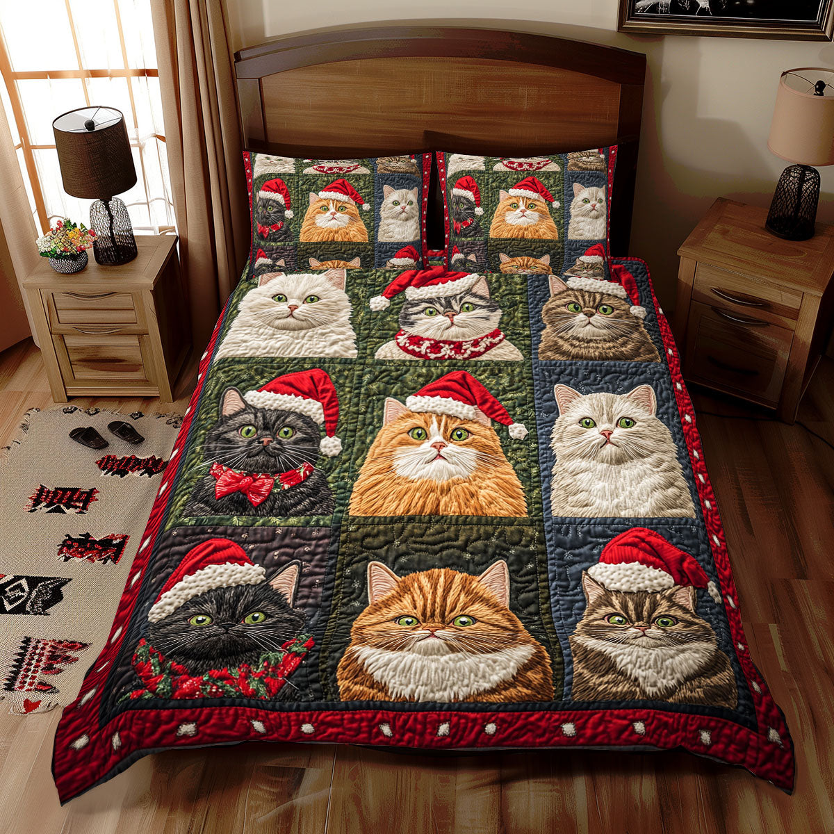 Cute Cat WX2211066CL Duvet Cover Set