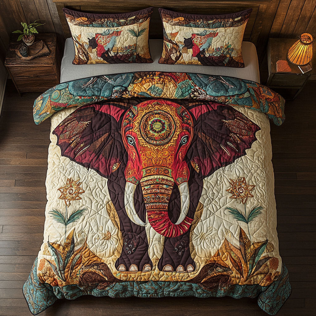 Impressive Elephant CQ0506007CL Duvet Cover Set