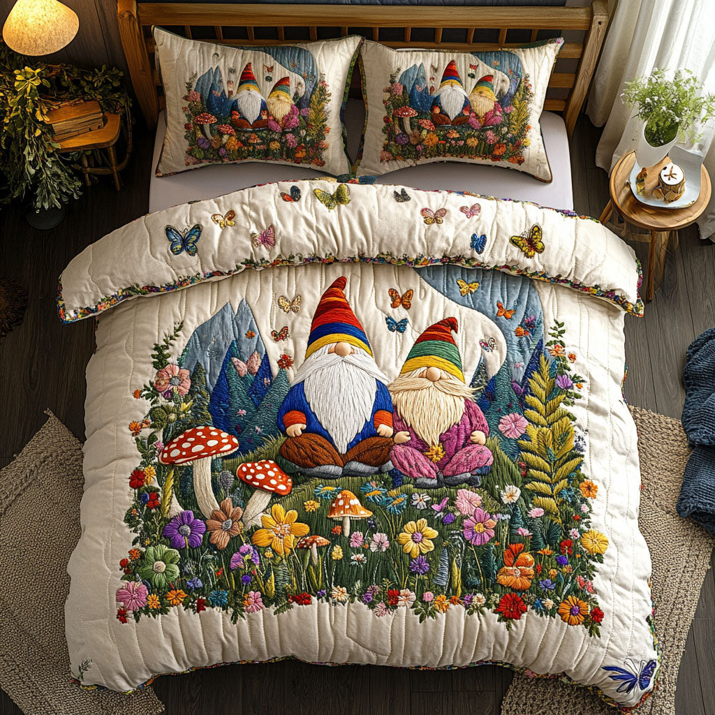 Garden Gnome Friends WN3105017CL Duvet Cover Set