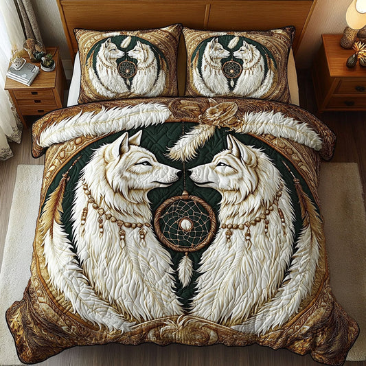 Dreamcatcher And White Wolf WY2602015CL Duvet Cover Set