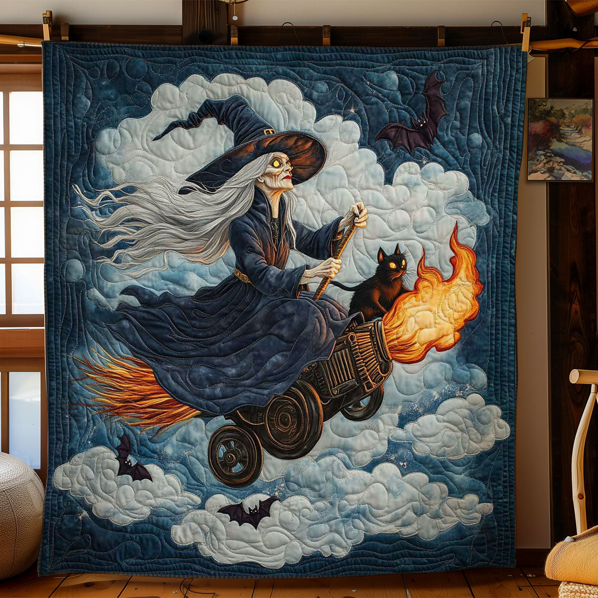 Witch Rider WN1305035CL Quilt