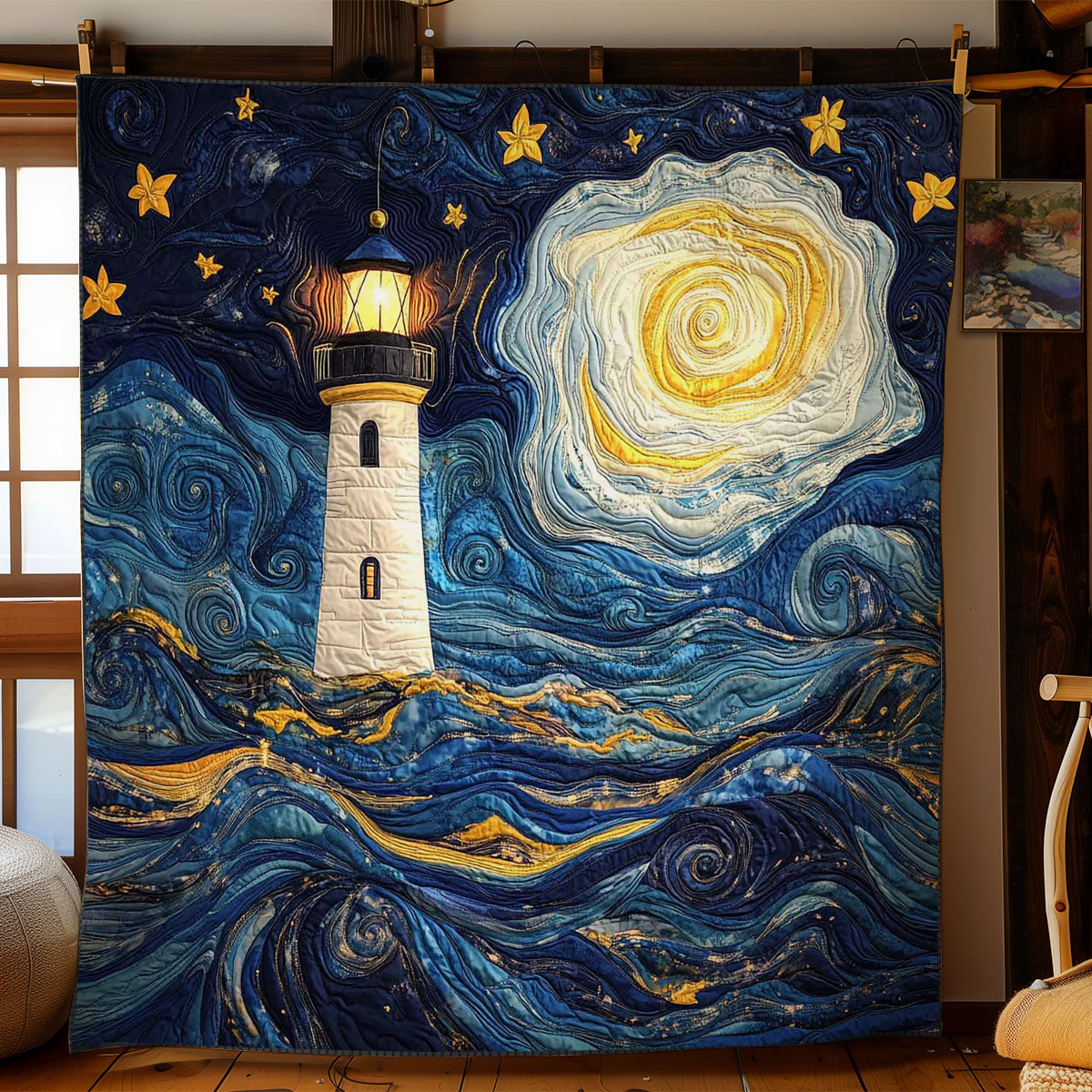 Cosmic Lighthouse WN1903147CL Quilt