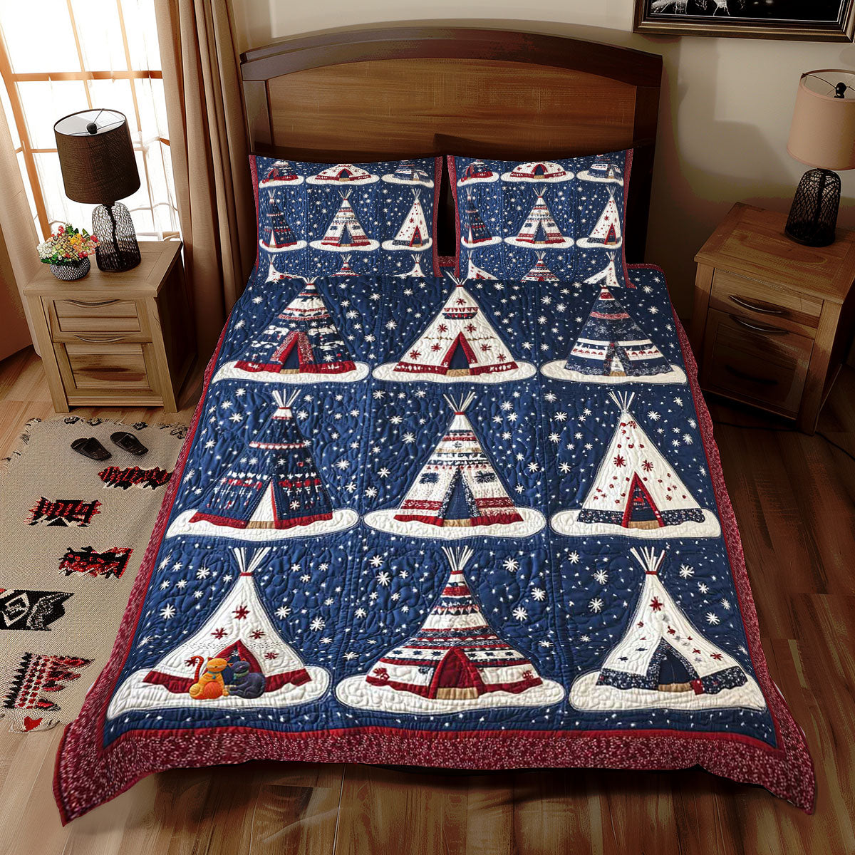 Christmas Tipi Tent WP2111008CL Duvet Cover Set