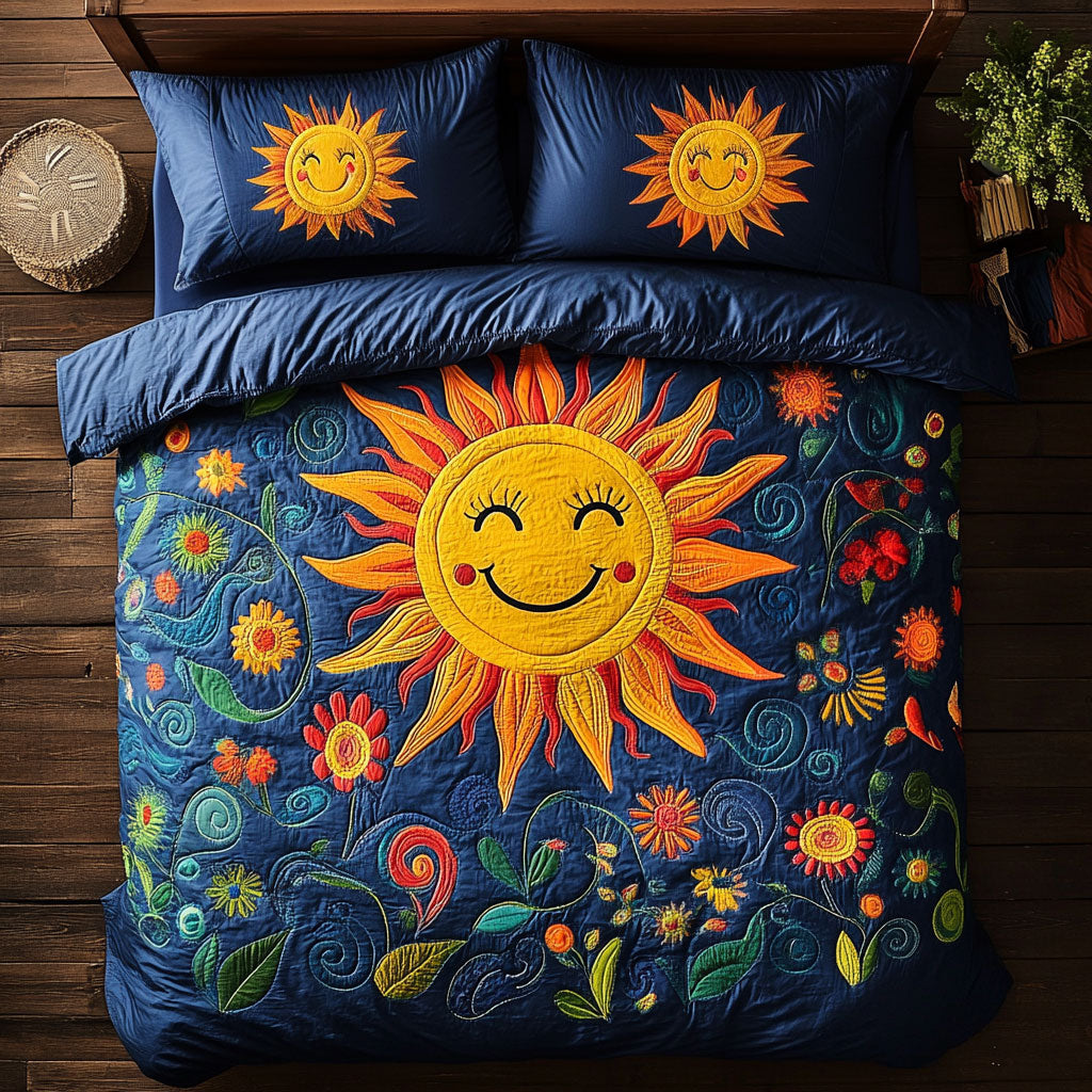 Floral Happy Sun WY0406008CL Duvet Cover Set