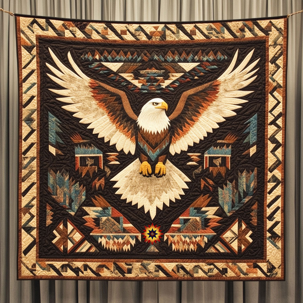 Native American Eagle WU1810024CL Quilt