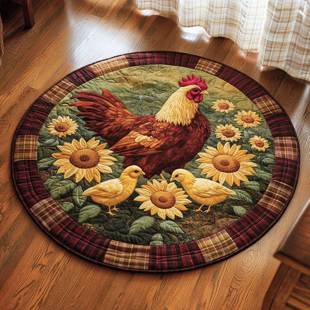 Vintage Charming CP0810009CL Quilted Round Mat