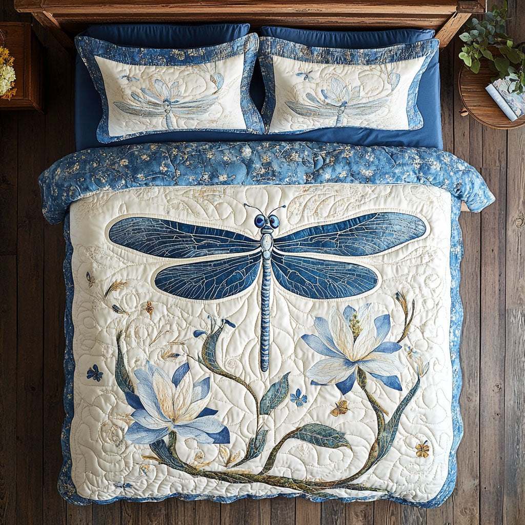 Blue Dragonfly WX2103074CL Duvet Cover Set