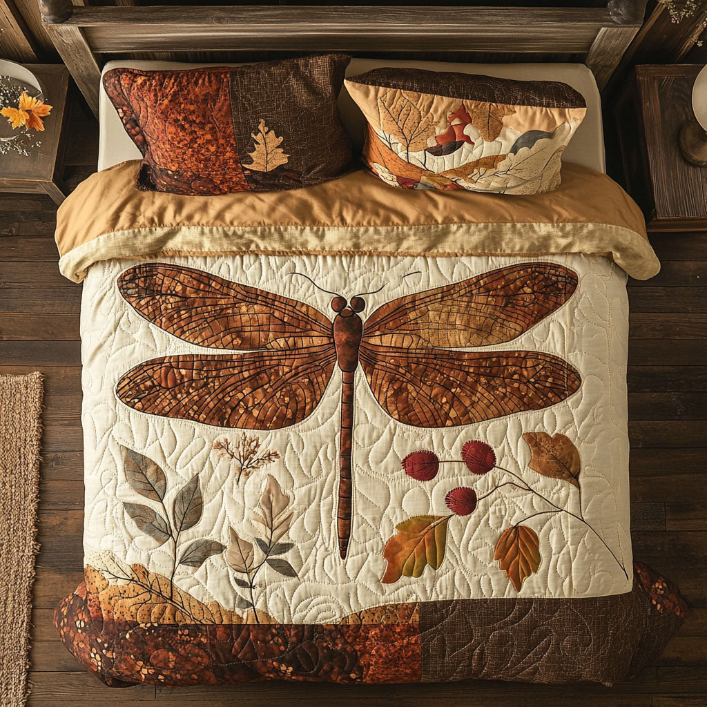 Brown Dragonfly WX2103075CL Duvet Cover Set