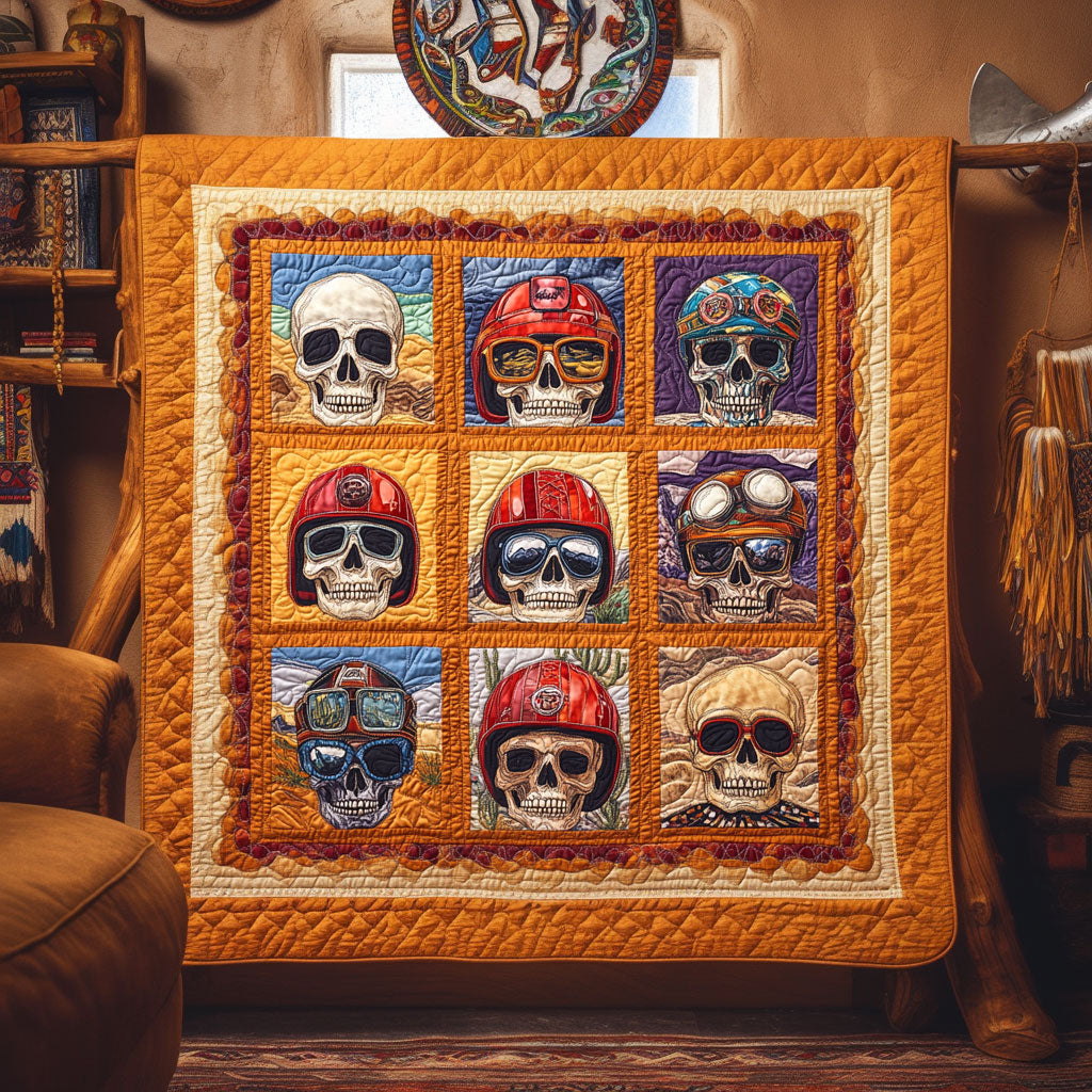 Burning Road Skull WN0908008CL Quilt