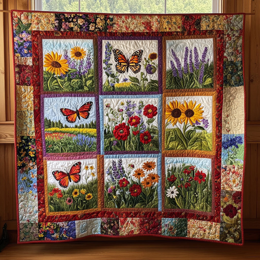 Butterfly Petal Glow CW1108069CL Quilt