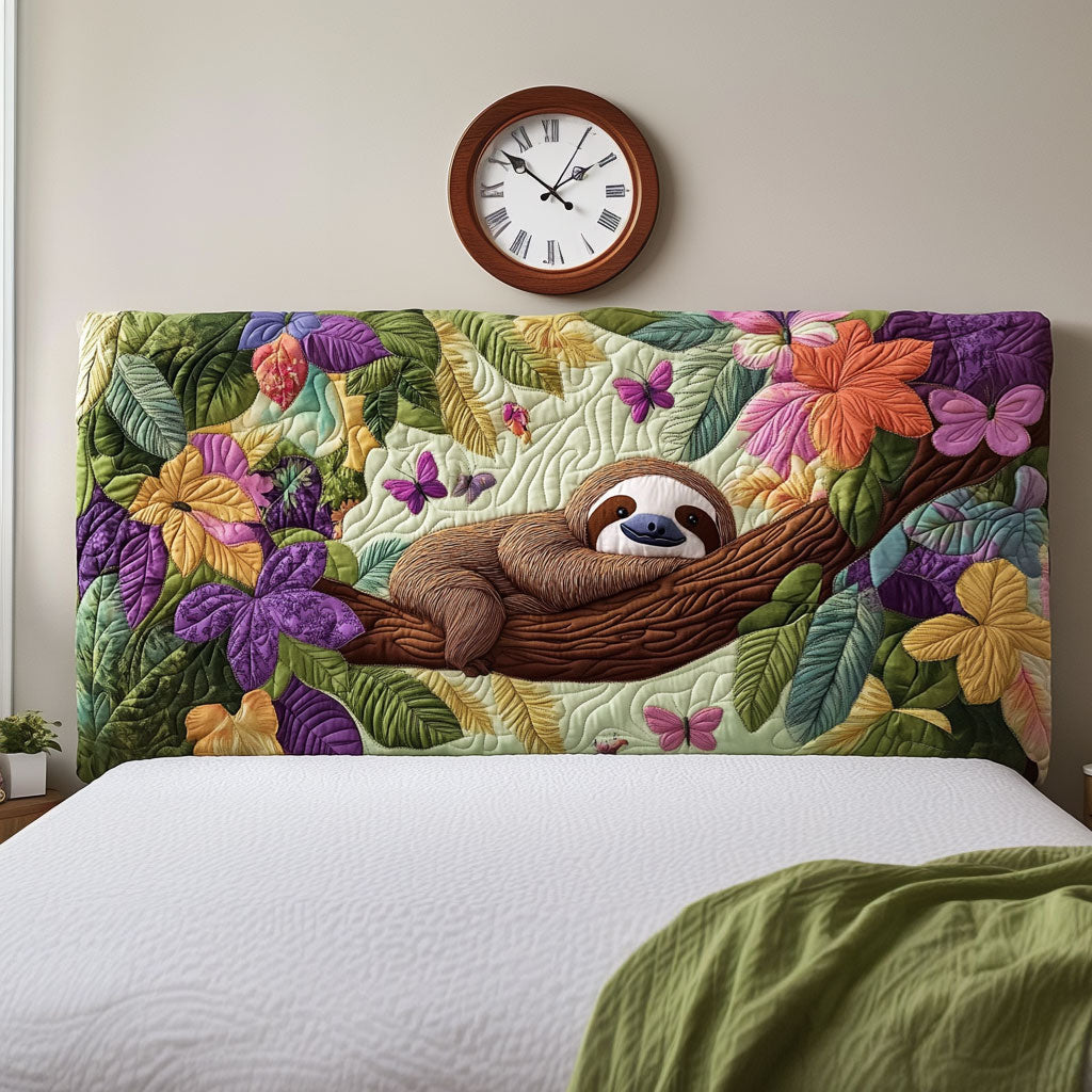 Chilling Sloth QA2812023CL Quilted Headboard Slipcover