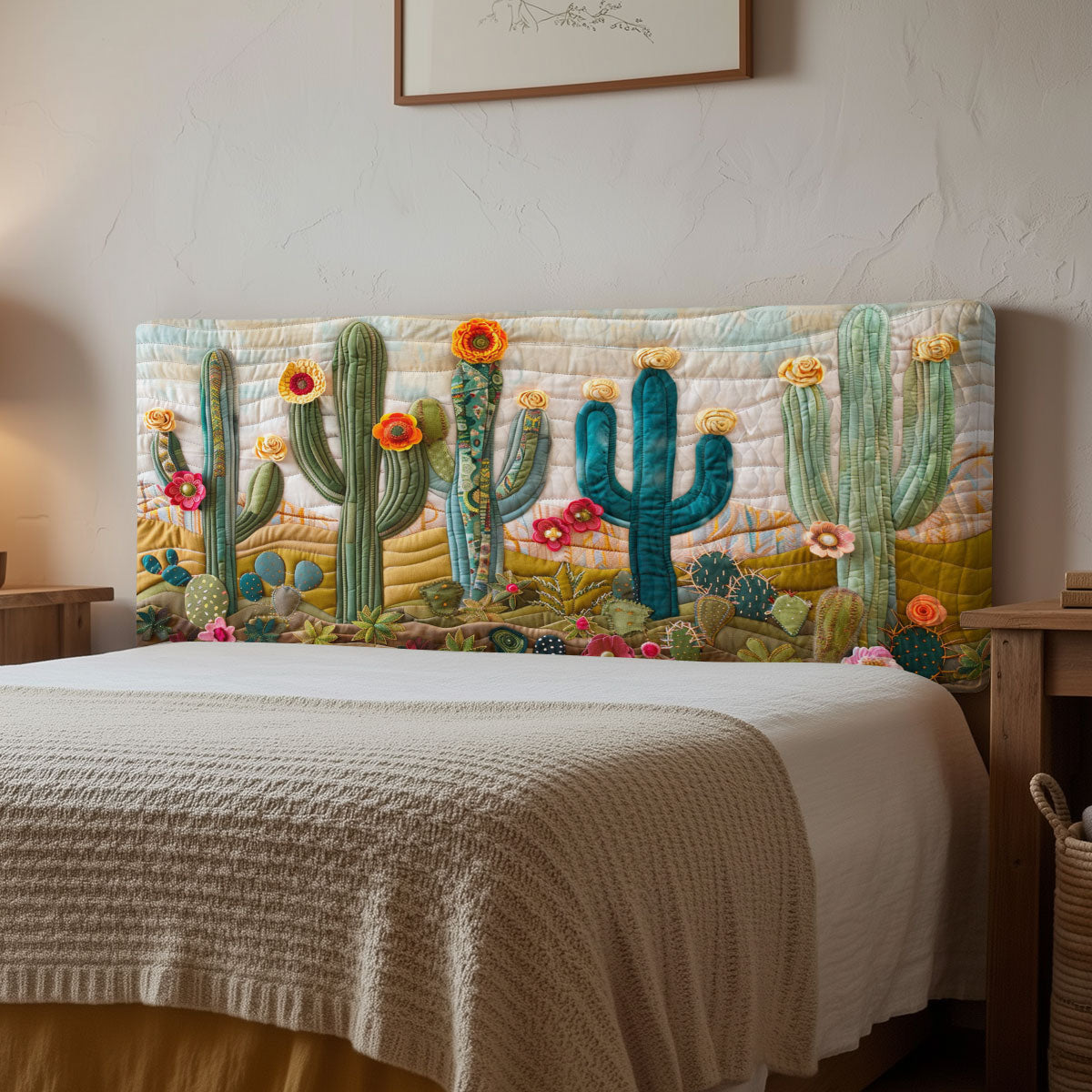 Sunny Cactus CP0501047CL Quilted Headboard Slipcover
