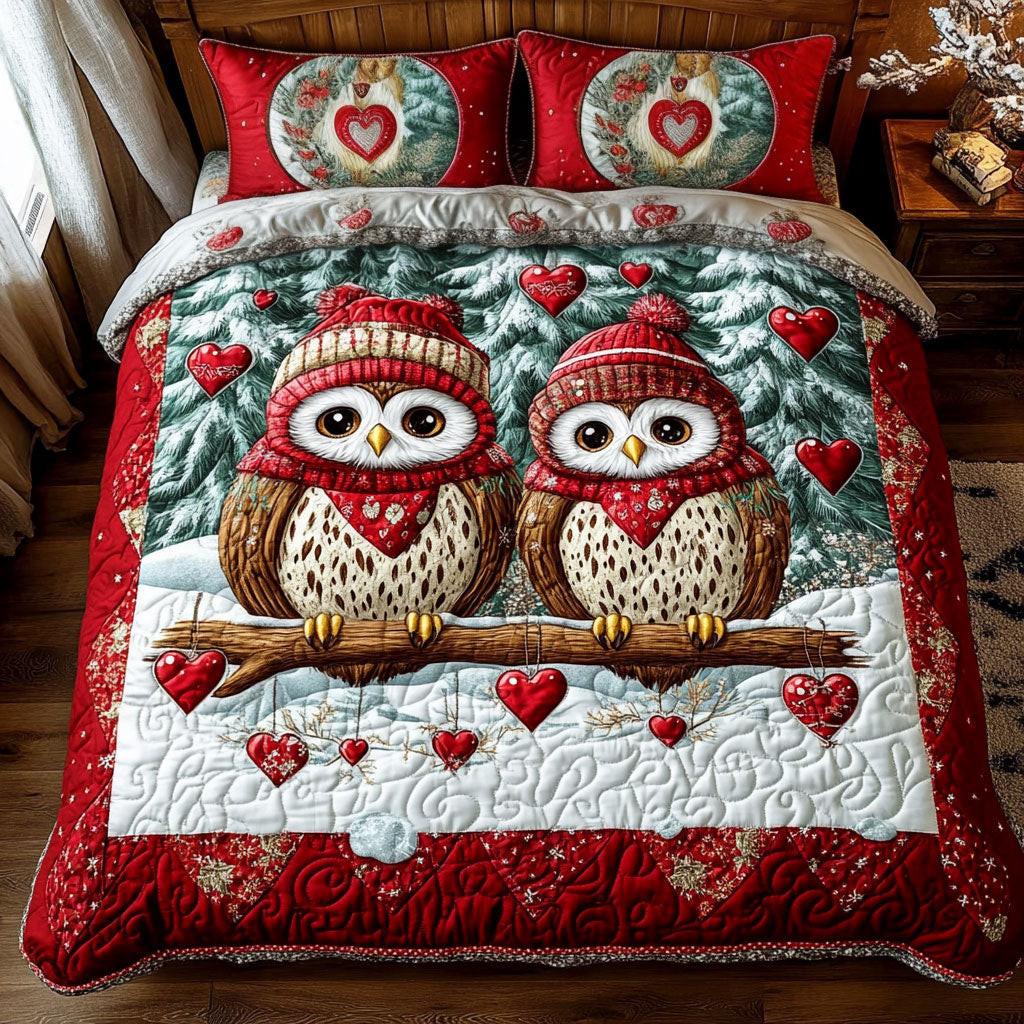 Couple Owl WY1801014CL Duvet Cover Set