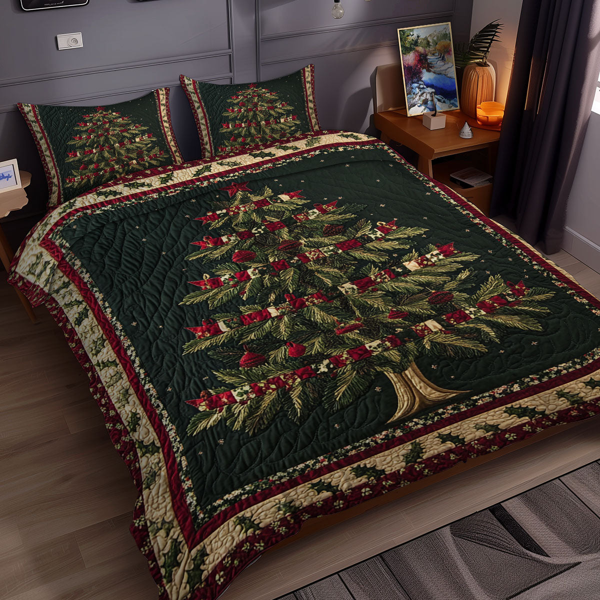 Christmas Tree WX2111059CL Duvet Cover Set