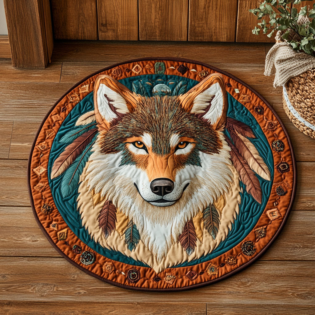 Wild Echo CP1107038CL Quilted Round Mat