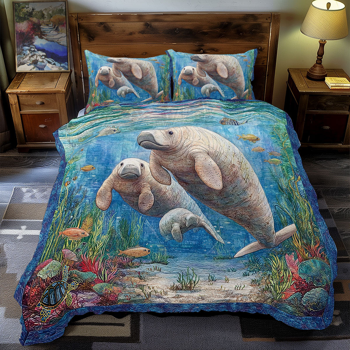 Manatee WY2111055CL Duvet Cover Set