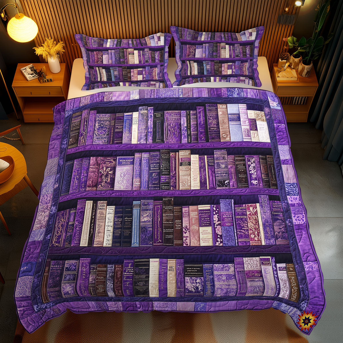 Mystic Bookshelf WY2512051CL Duvet Cover Set