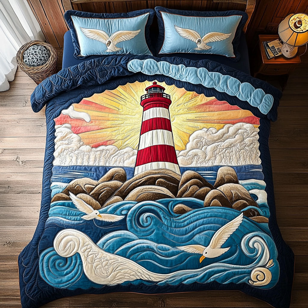 Coastal Lighthouse WJ2204011CL Duvet Cover Set