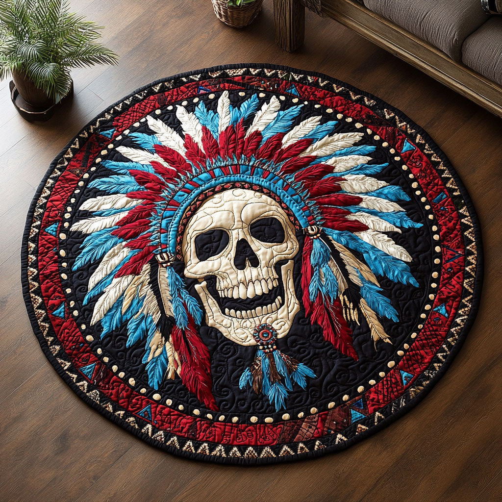 Echoes of the Ancients CM2005009CL Quilted Round Mat
