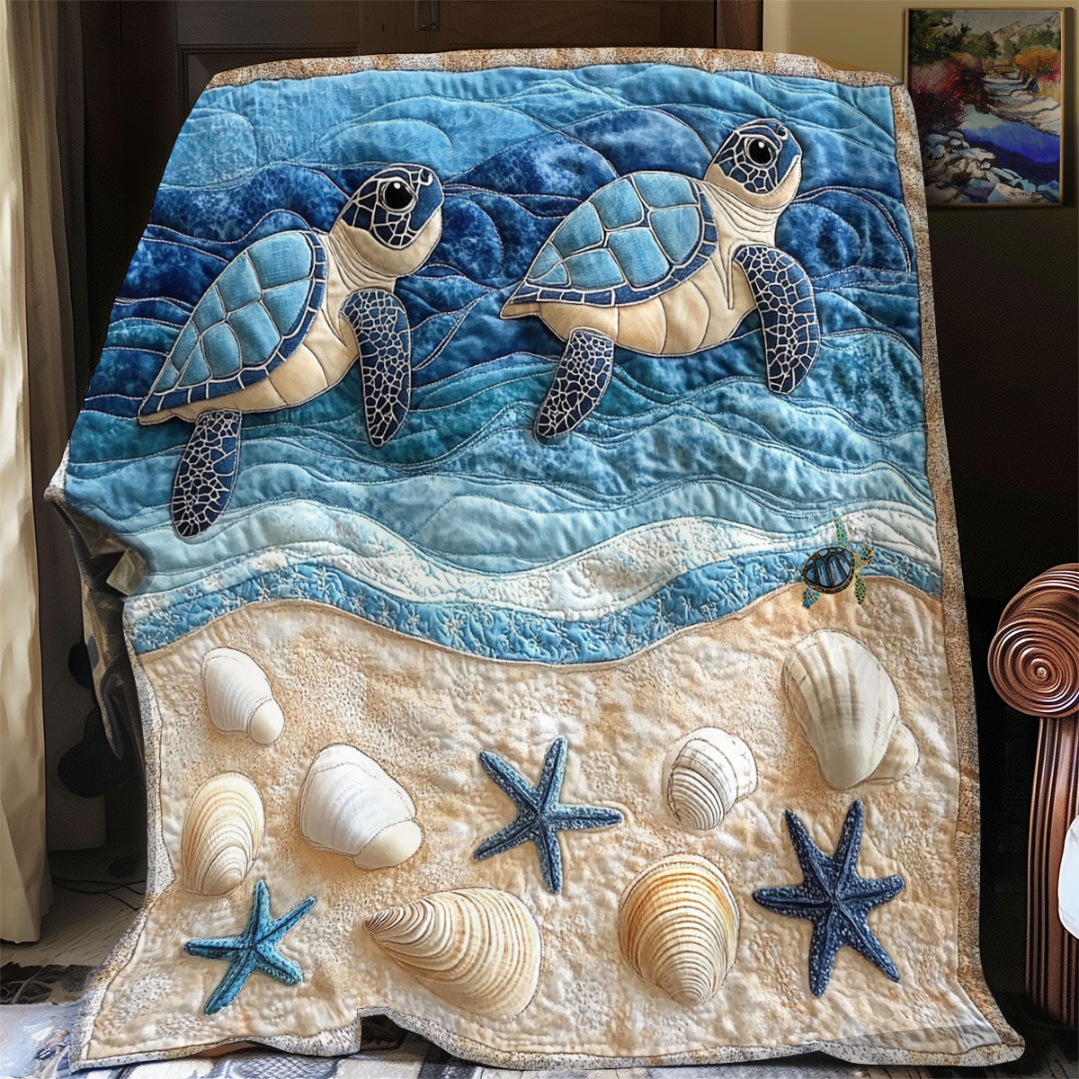 Sea Turtle WJ1812034CL Quilt