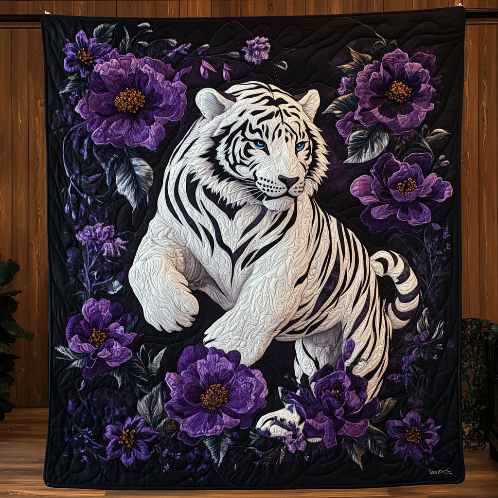 Majestic White Tiger CP1804120CL Quilt