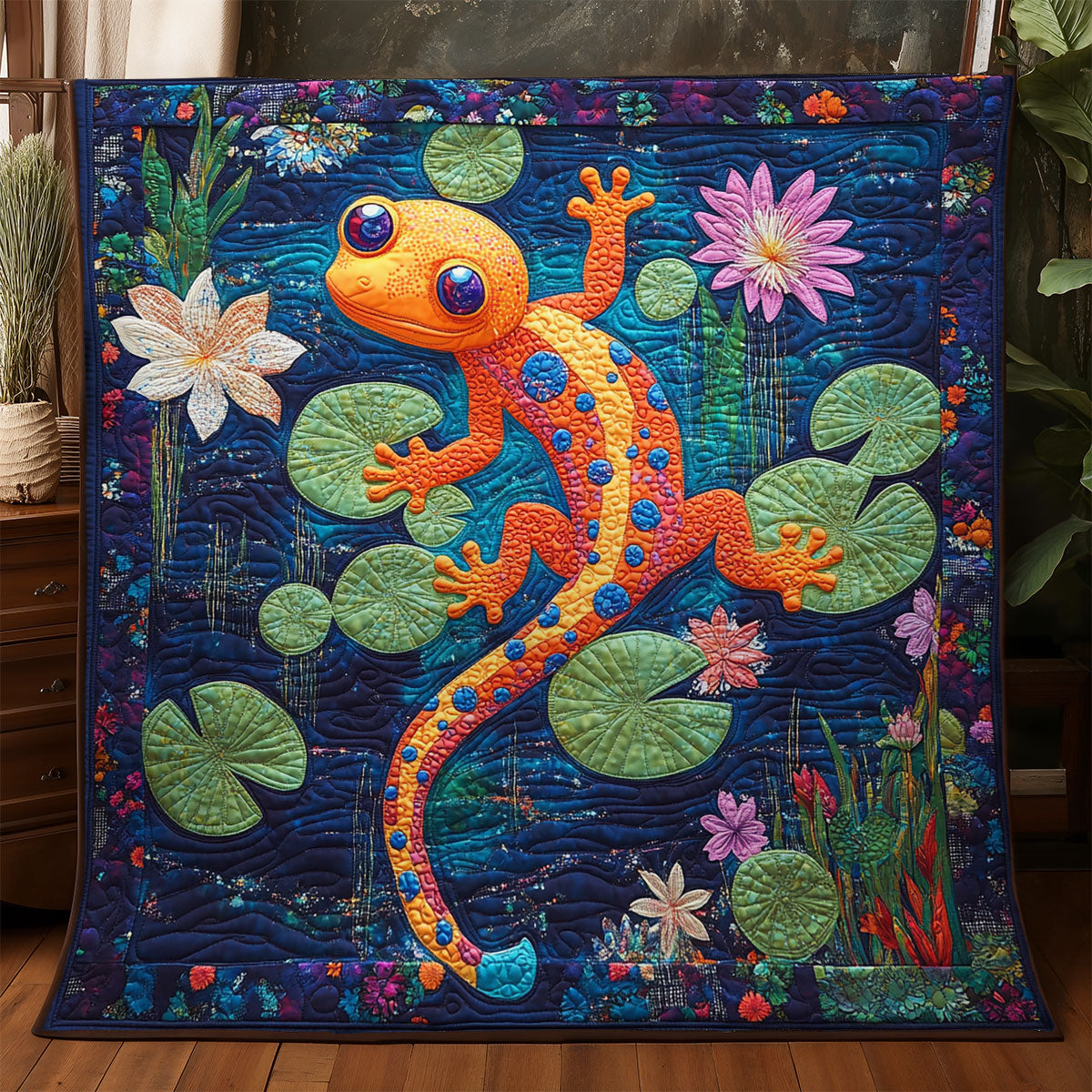 Lizzard Lotus WX0406029CL Quilt