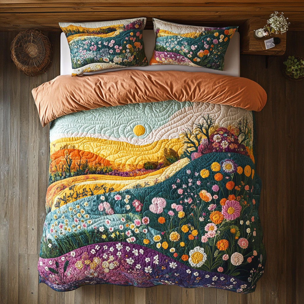 Wildflower Sunrise Hill CW1707053CL Duvet Cover Set