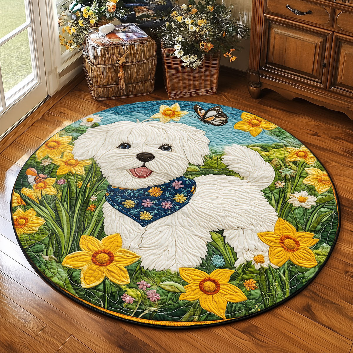 Adorable Shih Tzu WP2304001CL Quilted Table Runner