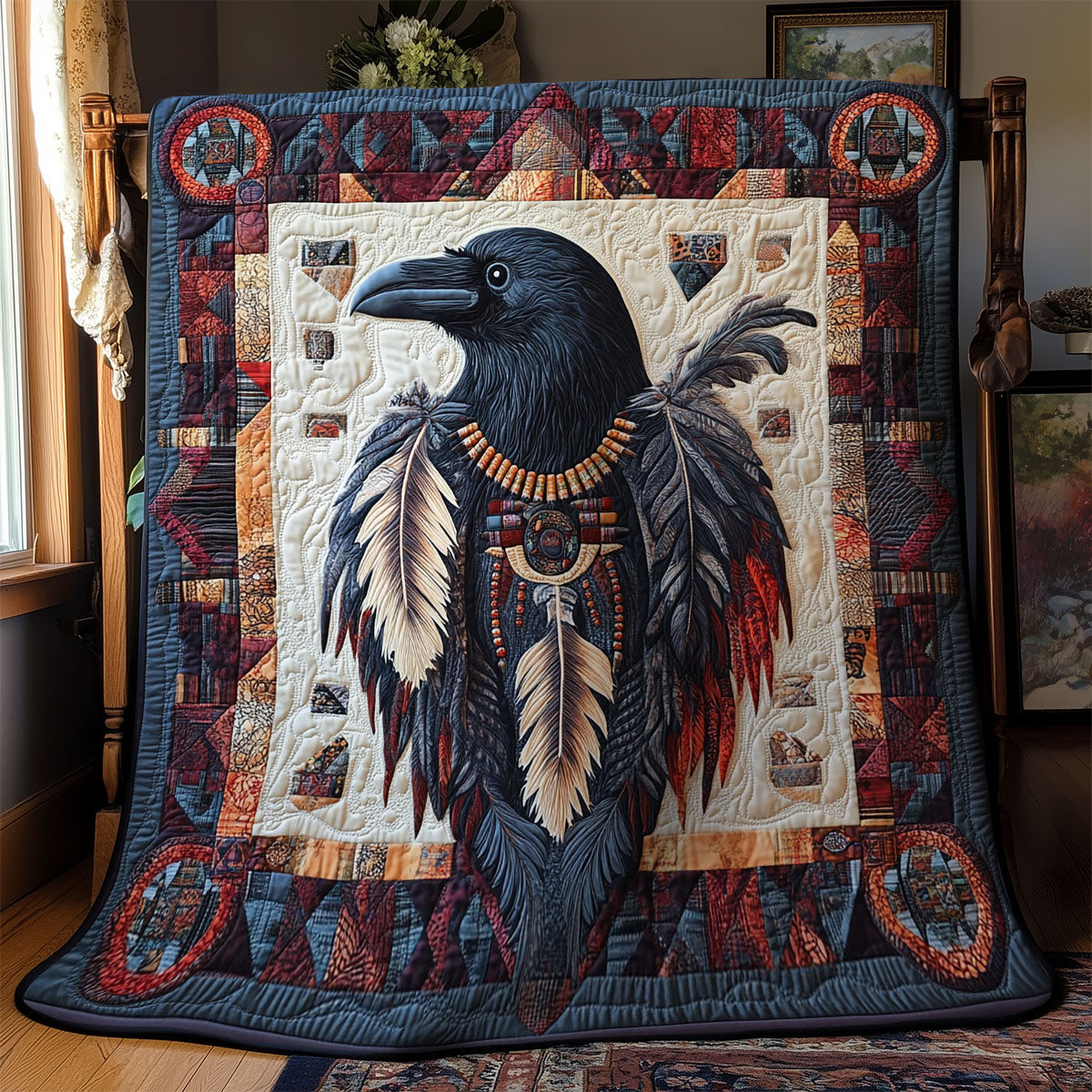 Crown In Native Pattern WY2201062CL Quilt