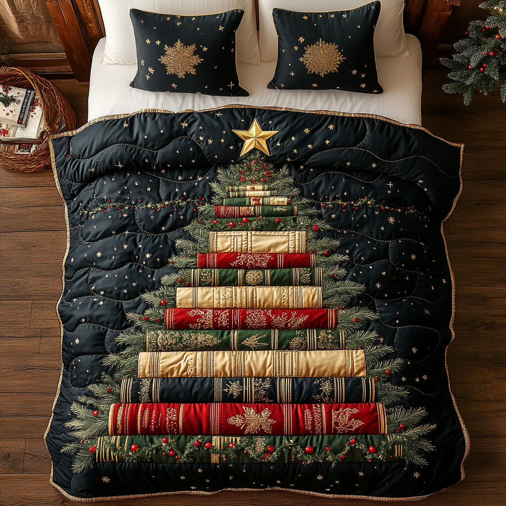 Festive Book Tree CW1711034CL Duvet Cover Set