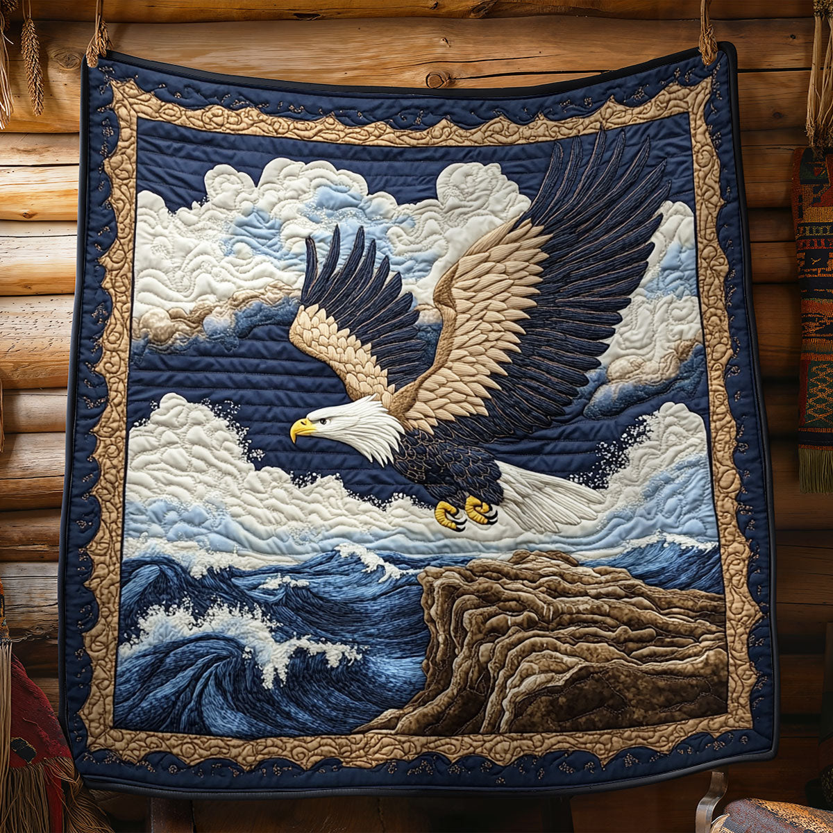 Nautical Eagle CM1405034CL Quilt
